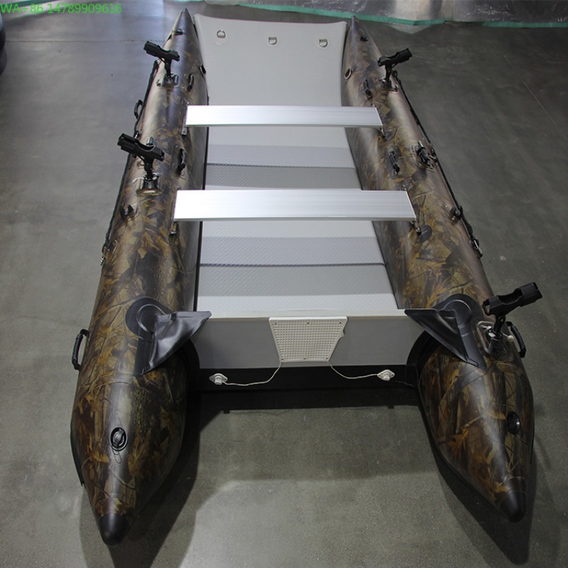 Fishing Boat Inflatable - เรือยางคาตามารันความเร็วสูง ทำจาก PVC สำหรับตกปลา ล่องแก่ง และกิจกรรมกลางแจ้ง
