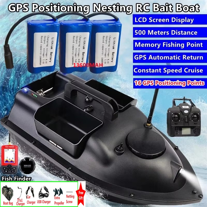 Fishing Boat Depth Finder - เรือตกปลา RC พร้อมระบบ Sonar Finder 16
