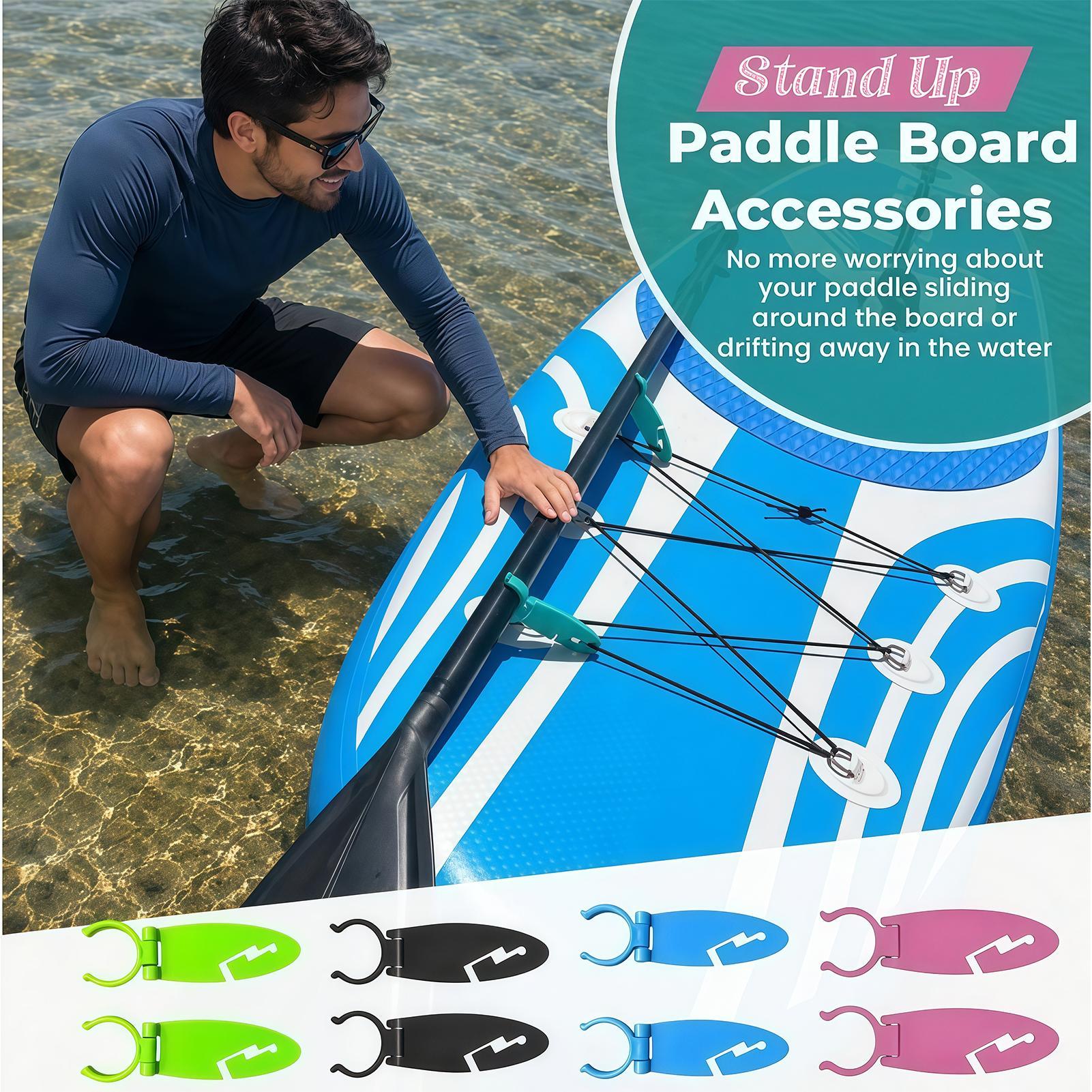 Fishing Boat Paddle - ที่วางแก้วสำหรับแพดเดิลบอร์ด 2 ชิ้น แบบกันลื่น ใช้ได้กับ SUP