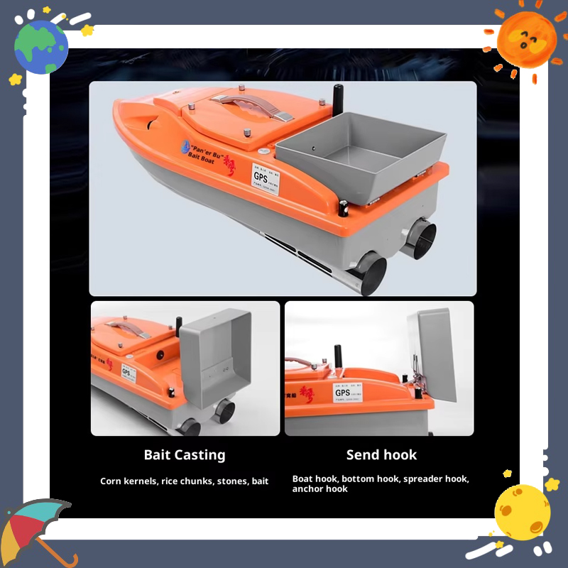 เรือตกปลาบังคับวิทยุรุ่นใหม่ ข - Fishing Boat Gps บทวิจารณ์และราคา