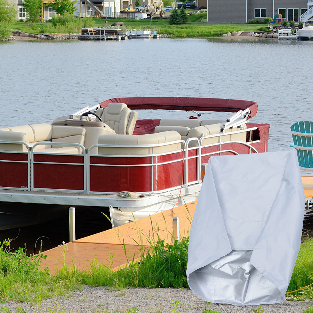 ผ้าคลุมเบาะเรือ ผ้าอ็อกซ์ฟอร์ด - Fishing Boat Seat บทวิจารณ์และราคา