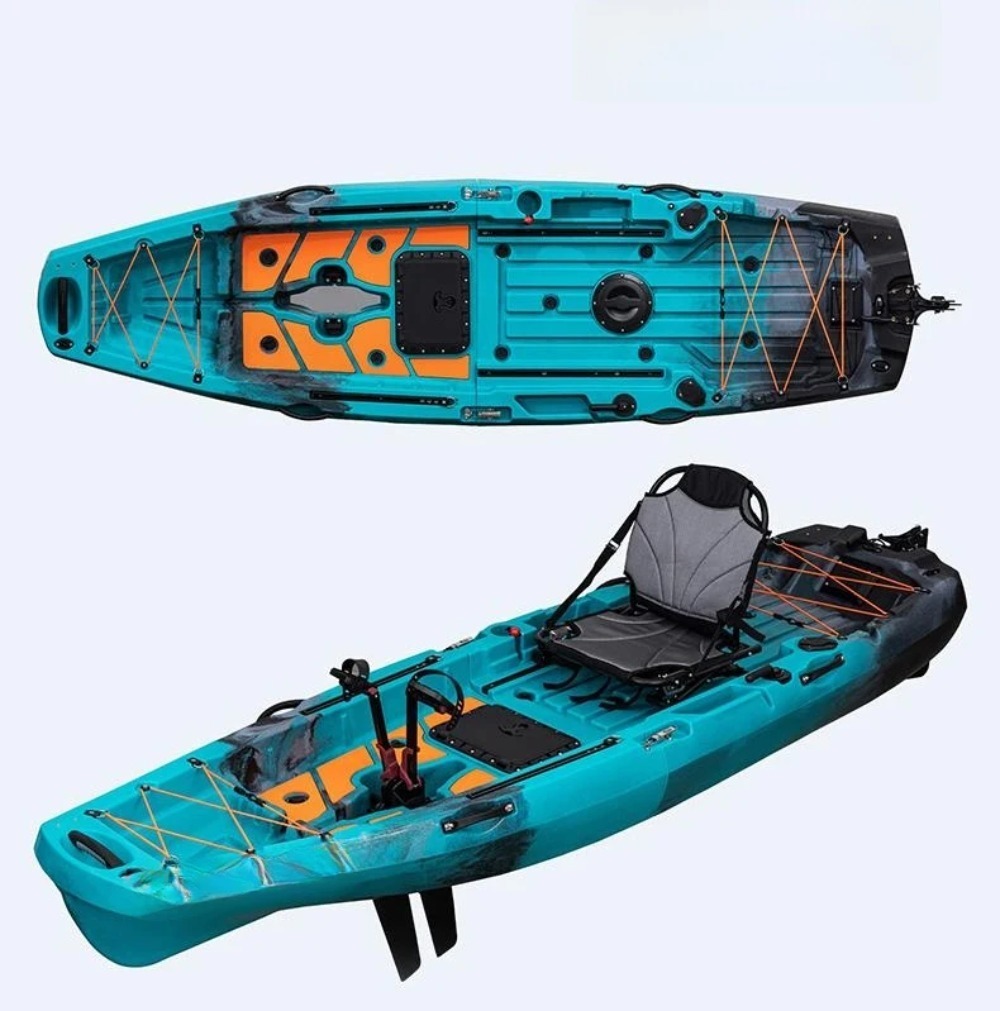 เรือคายัคแบบแยกส่วนพร้อมเครื่อ - Fishing Boat Seat บทวิจารณ์และราคา